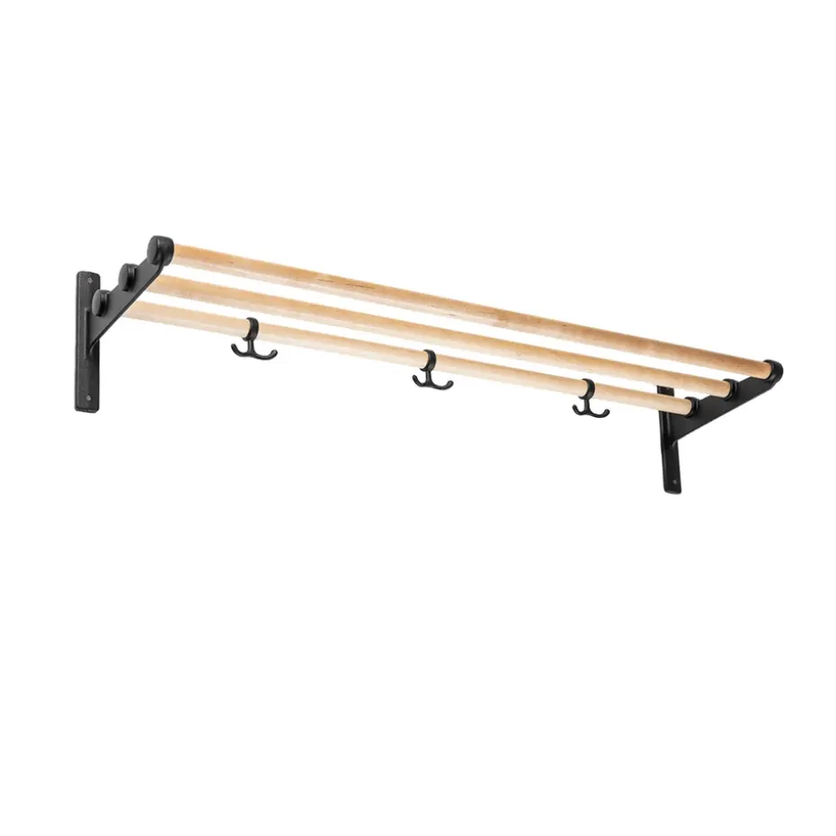 Nostalgi Shoe or hat shelf, Birch, black stand
