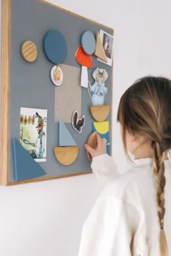 Noticeboard bulletin board + 3 magnets, Blue