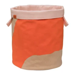 Nova Arte laundry basket 40x40x50 cm, Latte-orange