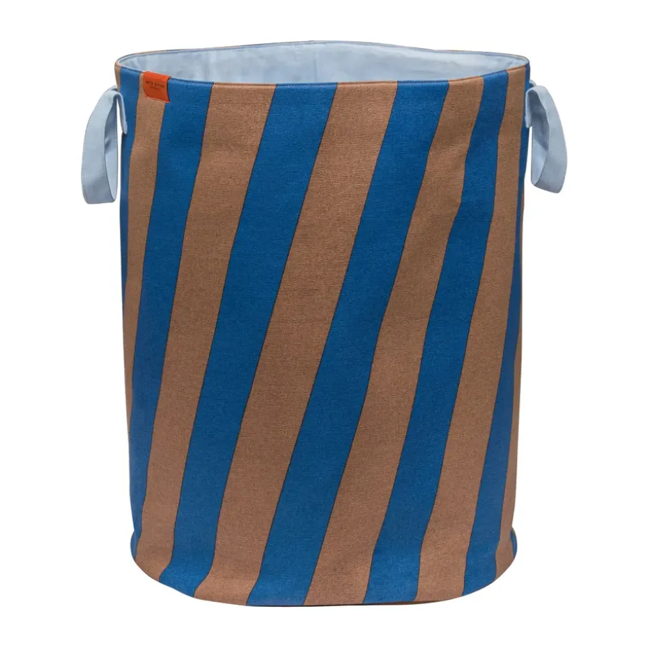 Nova Arte laundry basket 40x40x50 cm, Cobalt-blush