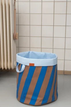 Nova Arte laundry basket 40x40x50 cm, Cobalt-blush