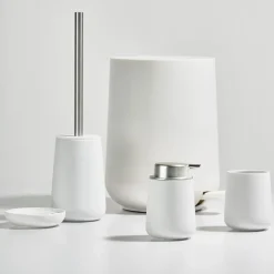 Nova toothbrush mug, white