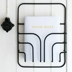 Now S Magazine rack, black