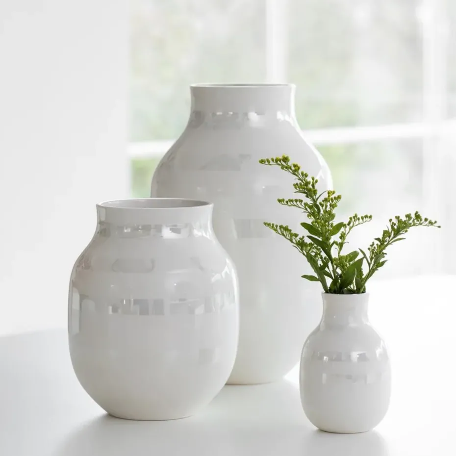 Omaggio vase pearl, medium