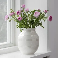 Omaggio vase pearl, medium