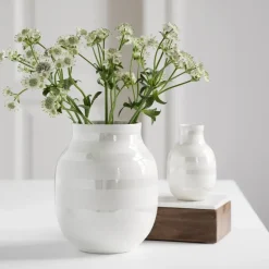 Omaggio vase pearl, medium