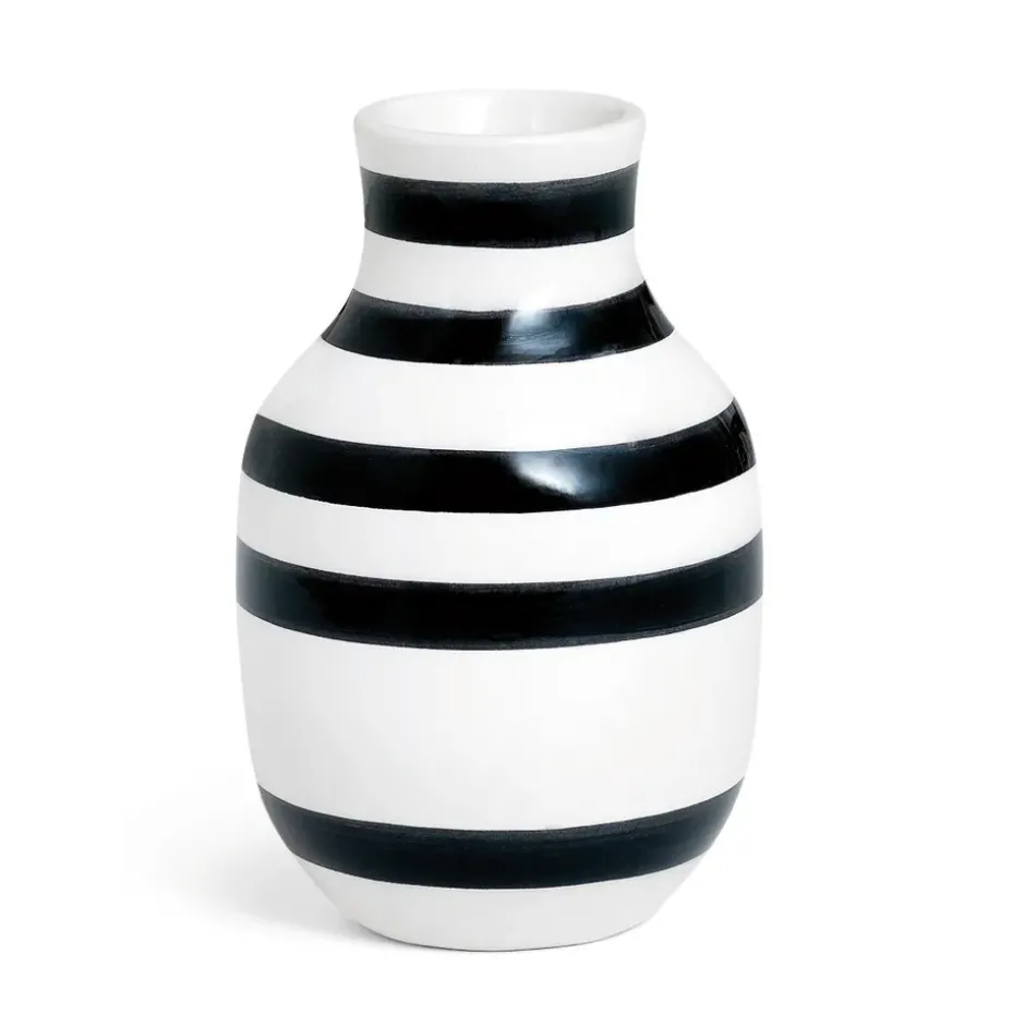 Omaggio vase small, black