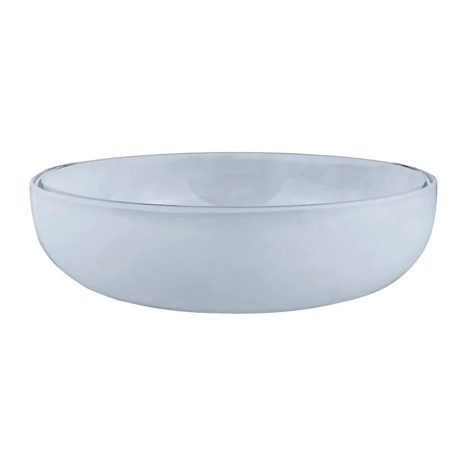 Opal soap dish, Light blue