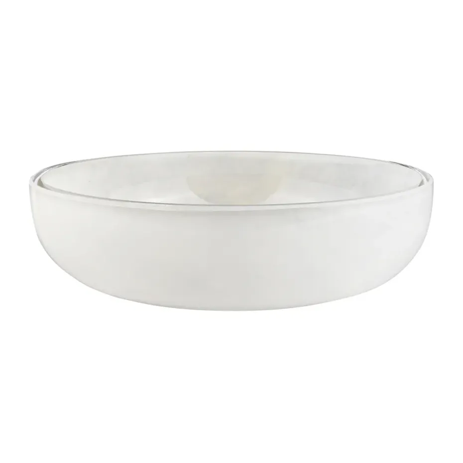 Opal soap dish, Linen