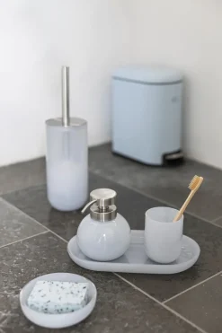 Opal soap dispenser, Light blue