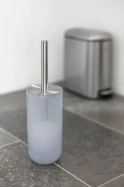 Opal toilet brush, Light blue