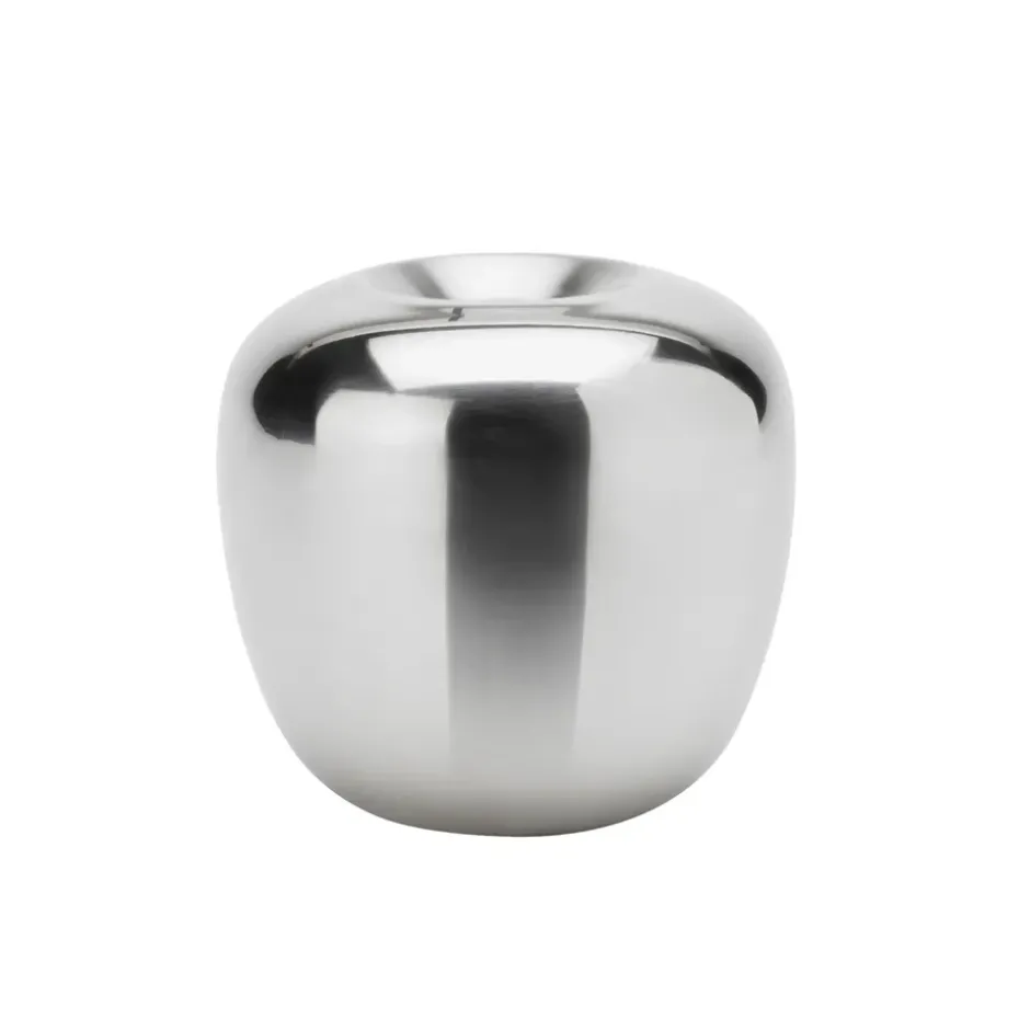 Ora candle sticks stainless steel, large