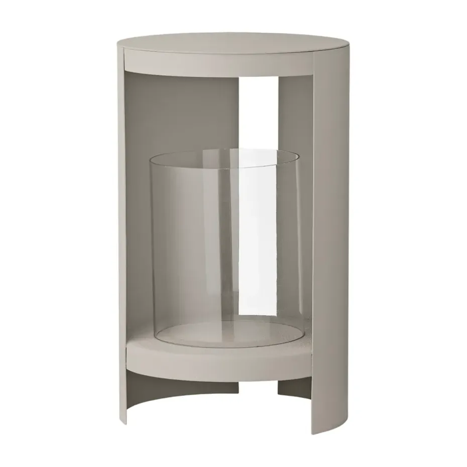 Ora lantern 43 cm, Taupe