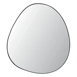 Organic mirror 39x43 cm, Black