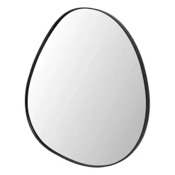 Organic mirror 39x43 cm, Black