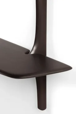 Organic sculpture 22 cm, Varnished mahogany
