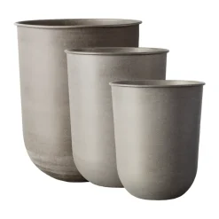 Out flower pot 3 pieces, Beige