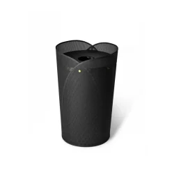 Oya laundry basket 75 L, Dark grey