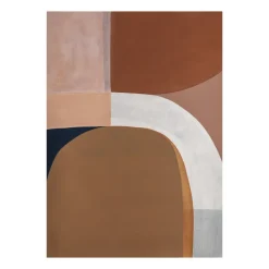 Painted Shapes 01 poster, 50x70 cm