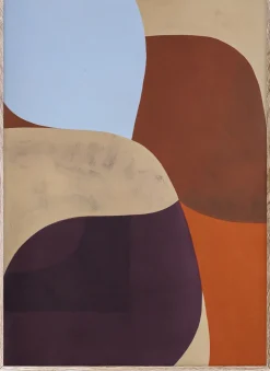 Painted Shapes 02 poster, 50x70 cm
