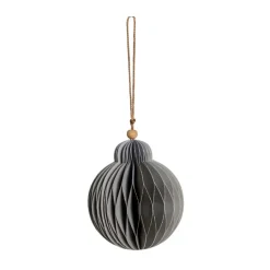 Paline decorative hanger Ø10 cm, Light grey-silver