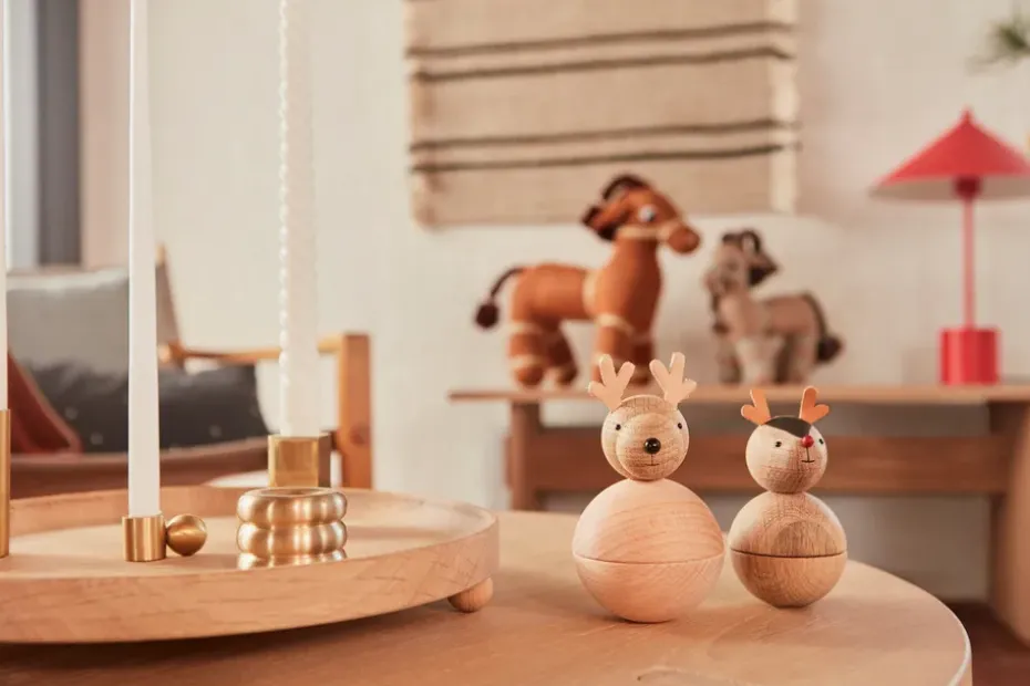 Palloa candle high, Brushed brass
