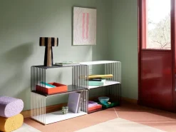 Panton Wire Extended shelf 70x34,8x34,8 cm, Black