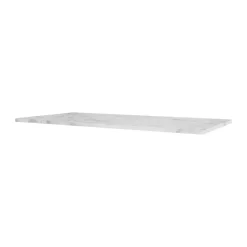 Panton Wire tabletop 70,1x34,8 cm, White marble