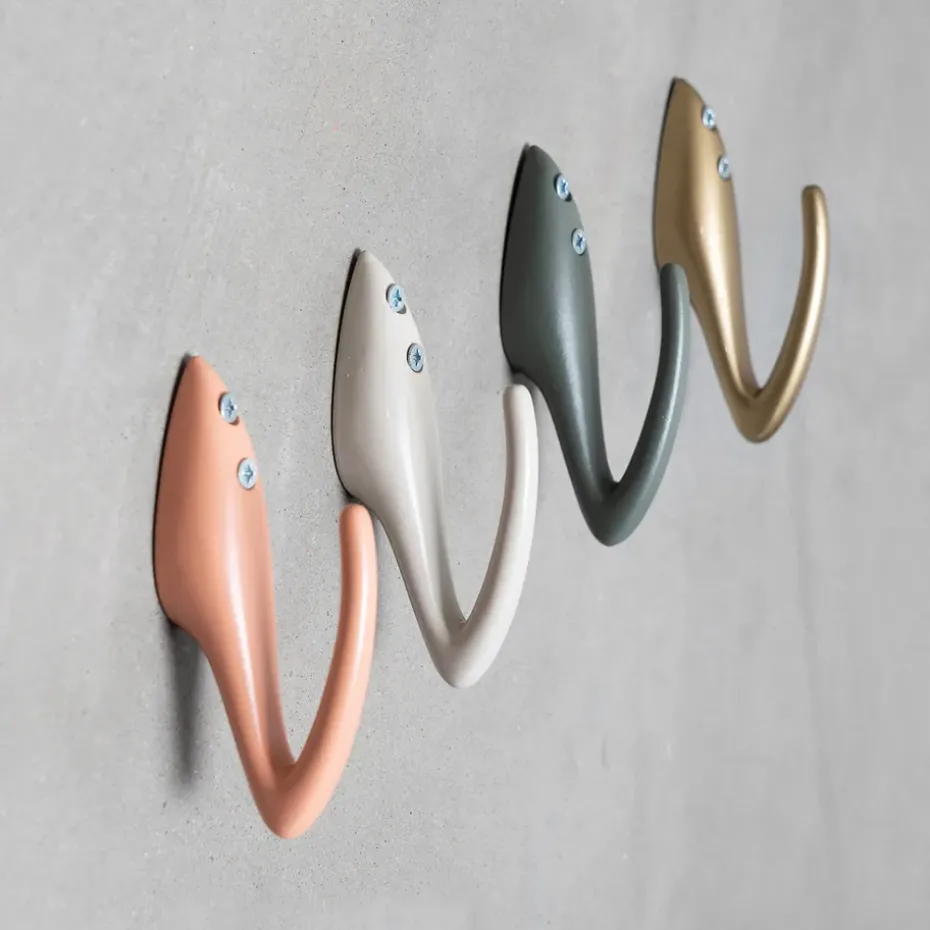 Papa clothes hook, beige-grey