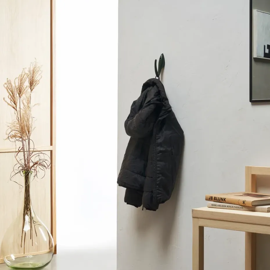 Papa clothes hook, black, structure
