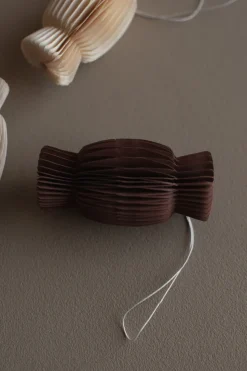 Paper Candy Christmas decoration, Dark red