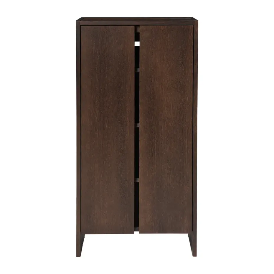 Parcel cabinet, Dark stained oak, 55x30x110 cm