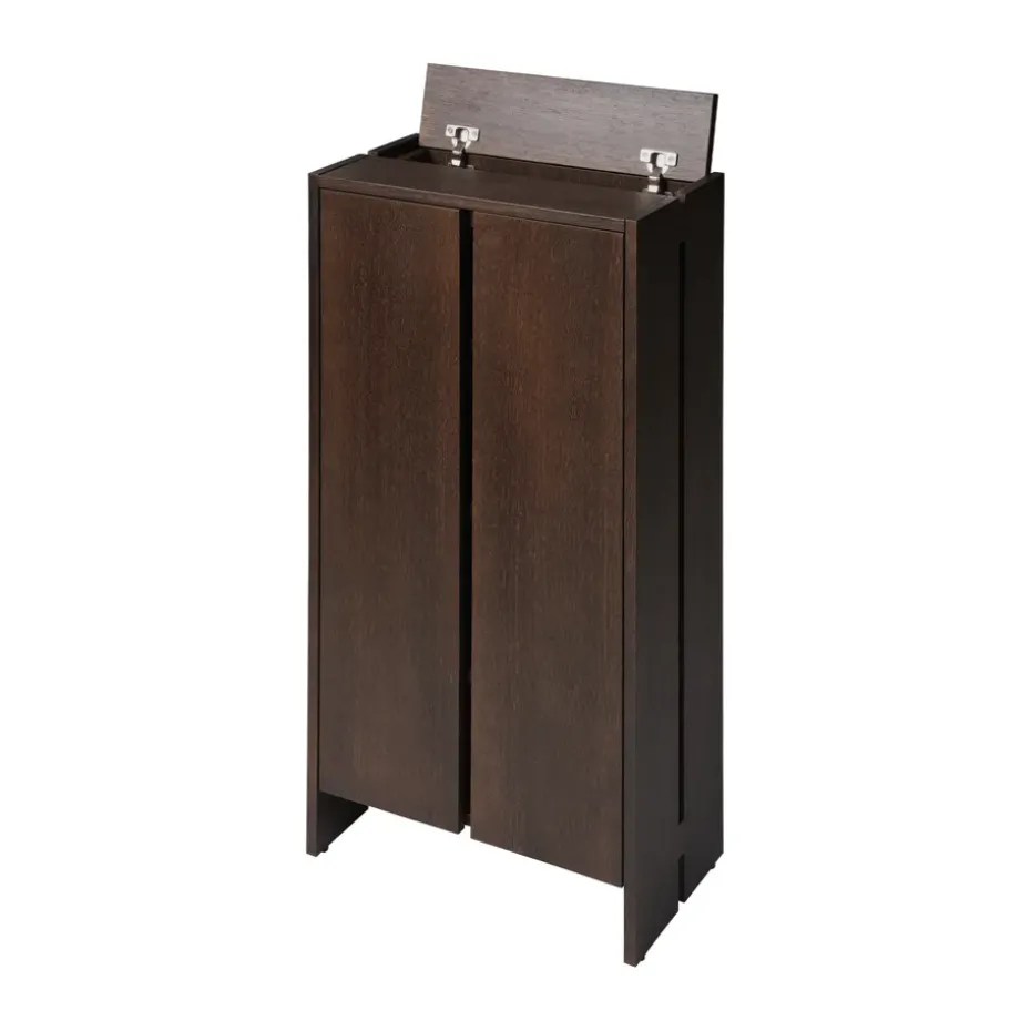 Parcel cabinet, Dark stained oak, 55x30x110 cm