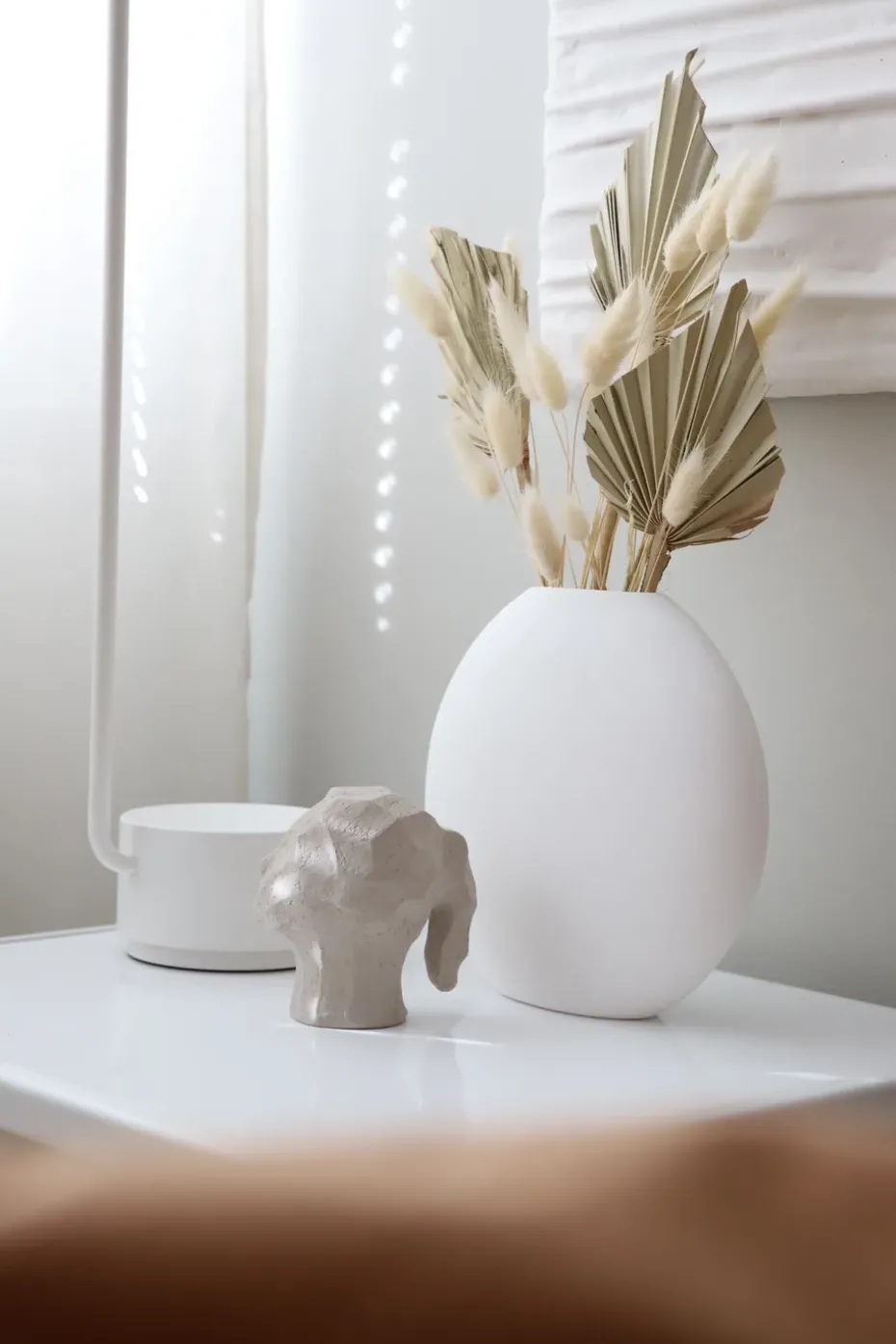 Pastille vase 20 cm, White