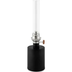 Patina oil lamp, small, black