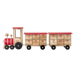 Paulownia Advent calendar train, multi