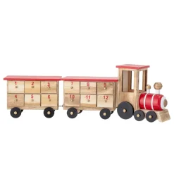 Paulownia Advent calendar train, multi
