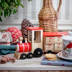 Paulownia Advent calendar train, multi