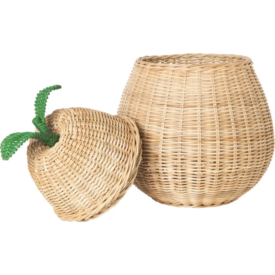 Pear storage basket, nature