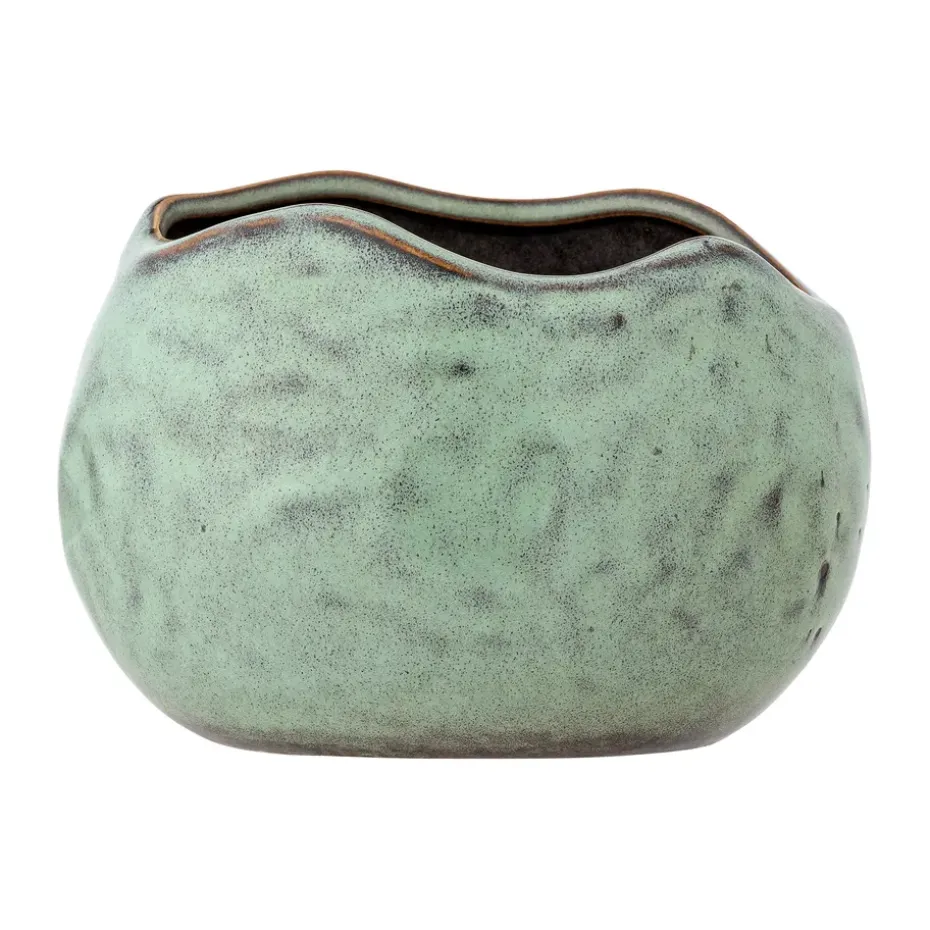 Pennie flower pot 16.5x11x13 cm, Green