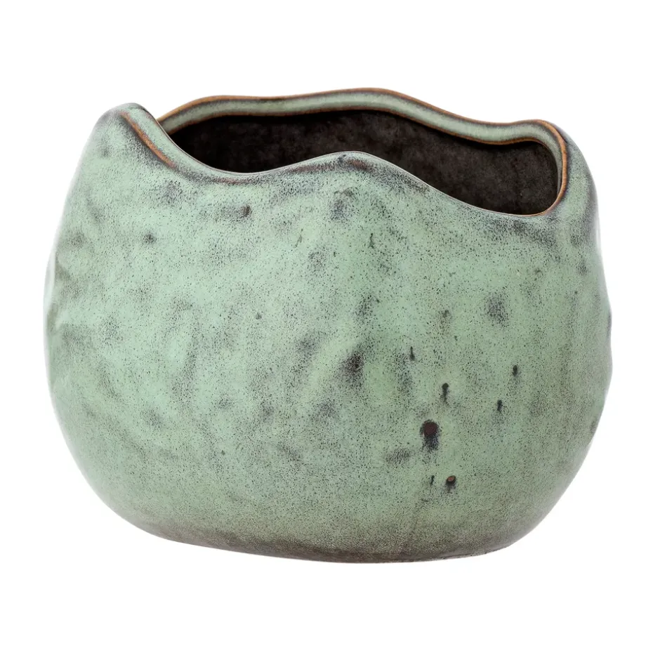 Pennie flower pot 16.5x11x13 cm, Green