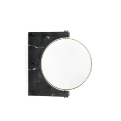 Pepe Marble mirror, Marble black, wall hung