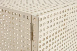 Perforated Cabinet cabinet large, Eggshell