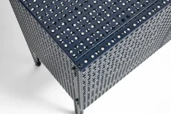 Perforated Cabinet skåp small, Steel blue