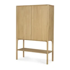 PI cabinet, Oak – 2 doors, 110 cm