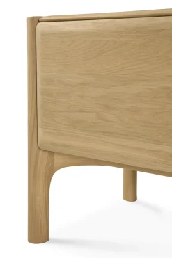 PI media bench, Oak, 242 cm