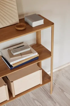 Pillar lock for storage box M, Beech