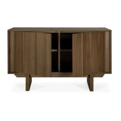 Pillar sideboard, Wild brown teak, 119 cm