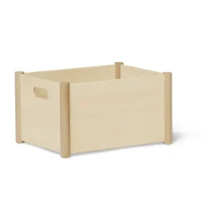 Pillar storage box M, Beech
