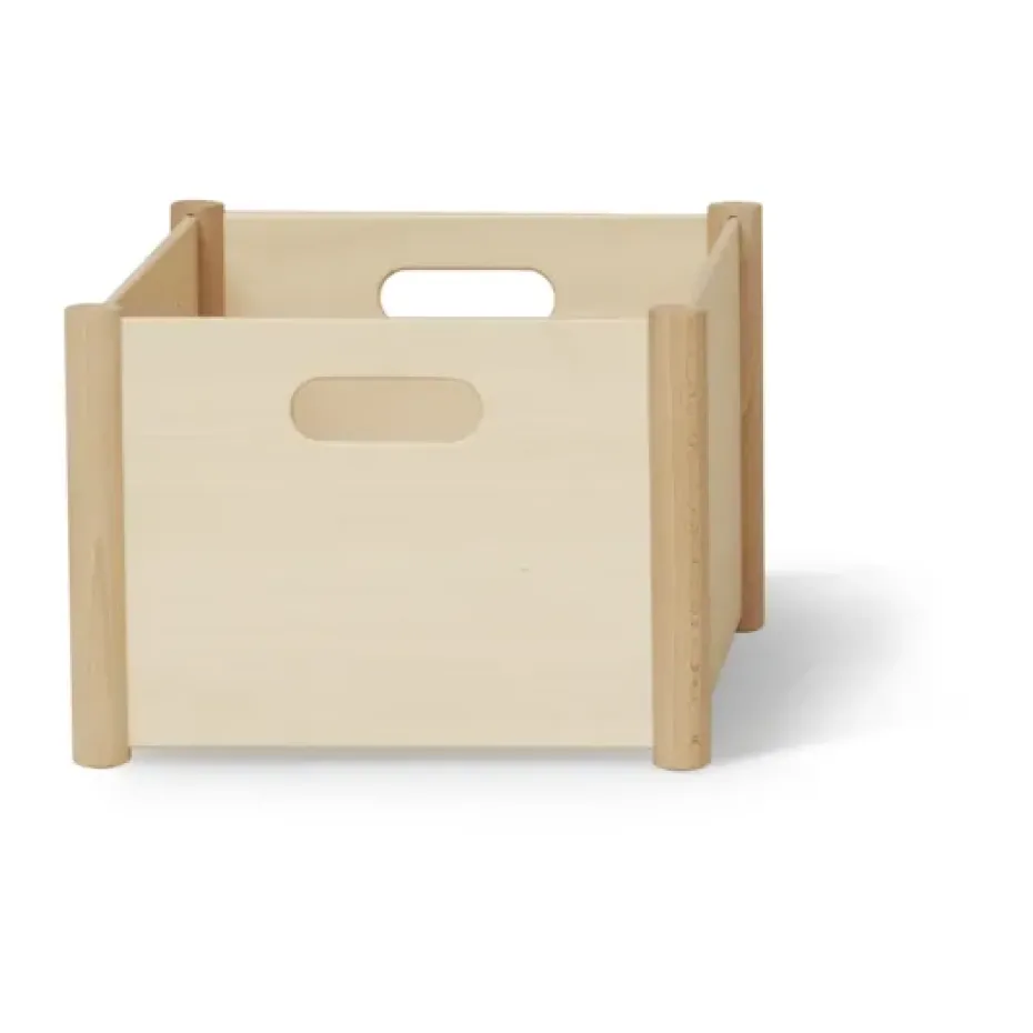 Pillar storage box M, Beech